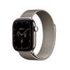 Apple Watch Series 12 GPS+Cellular, 42 mm natúr titán tok, natúr titán milánói szíjjal (MJGF4MP/A)