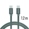 Swissten USB-C/USB-C adat- és töltőkábel, szürke (71527202)