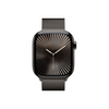 Apple Watch Series 10 GPS + Cellular, 42 mm-es palaszürke titántok, palaszürke milánói szíj (MX053QH/A)
