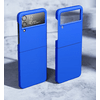Cellect Samsung Z Flip 4 Gumírozott PC hátlap tok, Kék (CEL-RUB-ZFLIP4-BL)