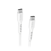SBS USB-C/USB-C Kábel 25W, 2m, fehér