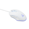 The G-Lab KULT-HELIUM-W Vezetékes Gamer egér, fehér