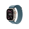 Apple Watch Ultra 3 GPS + Cellular – 49 mm-es natúr titántok, világoskék alpesi pánt – M (MEWM4QH/A) Apple Watch Ultra 3 GPS + Cellular – 49 mm-es natúr titántok, világoskék alpesi pánt – M (MEWM4QH/A)