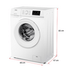 MPM MPM-4610-PH-03 Elöltöltős mosógép, keskeny