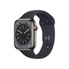 Apple Watch S8 Cellular 45mm grafit rozsdamentes tok, éjfekete Sport szíj - Regular (MNKU3CM/A) Apple Watch S8 Cellular 45mm grafit rozsdamentes tok, éjfekete Sport szíj - Regular (MNKU3CM/A)