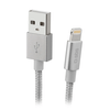 SBS Adatkábel USB-A/MFI 10W 1m ezüst