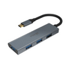 Akasa AK-CBCA25-18BK USB Type-C - 4 x USB 3.0 adapter Akasa AK-CBCA25-18BK USB Type-C - 4 x USB 3.0 adapter