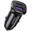 Ugreen EC305 autós töltő USB+Type-C aljzat 30W (25845)