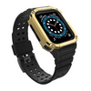 Gigapack Apple Watch Series pótszíj+szilikon keret, fekete/arany (GP-141529) Gigapack Apple Watch Series pótszíj+szilikon keret, fekete/arany (GP-141529)