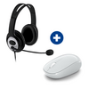 Microsoft LifeChat LX-3000 fejhallgató (JUG-00014) + Microsoft RJN-00066 Bluetooth egér, fehér Microsoft LifeChat LX-3000 fejhallgató (JUG-00014) + Microsoft RJN-00066 Bluetooth egér, fehér