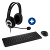 Microsoft LifeChat LX-3000 fejhallgató (JUG-00014) + Microsoft Desktop 900 vezeték nélküli egér+billentyűzet (PT3-00020)