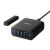Anker A2154G11 6in1 Hálózati töltő, 112W, 6 port, GaN, fekete