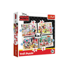 Puzzle 4in1 12,15,20,24 db-Minnie egér