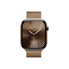 Apple Watch Series 10 GPS + Cellular, 46 mm-es arany titántok, arany milánói szíj, M/L (v) Apple Watch Series 10 GPS + Cellular, 46 mm-es arany titántok, arany milánói szíj, M/L (v)