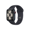 Apple Watch SE (2023) GPS + Cellular – 40 mm-es éjfekete alumíniumtok, éjfekete sportszíj - M/L (MRGA3QH/A)