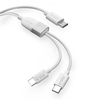 SBS Elosztókábel 3xUSB-C 60W 1,5m fehér