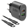 SBS 20W töltő, USB Type-C vezetékkel (TEKITTRPDCCK) SBS 20W töltő, USB Type-C vezetékkel (TEKITTRPDCCK)