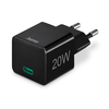 UNIV USB-C MINI TÖLTŐ 20W PD QC FEKETE