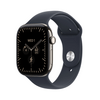 Apple Watch Series 12 GPS+Cellular, 46 mm natúr titán tok, tengerészkék sportszíj, S/M (MJGM4MP/A) Apple Watch Series 12 GPS+Cellular, 46 mm natúr titán tok, tengerészkék sportszíj, S/M (MJGM4MP/A)