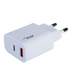 Akyga USB Töltő AK-CH-12 USB-A + USB-C PD 5-12V / max. 3A 18W Quick Charge 3.0 Akyga USB Töltő AK-CH-12 USB-A + USB-C PD 5-12V / max. 3A 18W Quick Charge 3.0