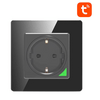 Avatto N-WOT10-EU-B TUYA WiFi fali aljzat, fekete