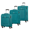 American Tourister Summer Session bőröndszett, 3 darabos, kék American Tourister Summer Session bőröndszett, 3 darabos, kék