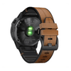 Gigapack Garmin Fenix Pótszíj, bőr hatású, barna (GP-149247)