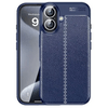 Gigapack iPhone 16 bőr hatású szilikon telefonvédő tok, kék (GP-160129) Gigapack iPhone 16 bőr hatású szilikon telefonvédő tok, kék (GP-160129)