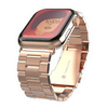 Swissten Apple Watch fém szíj, 42-44 mm, rozéarany (46000313)
