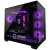Lorgar PCA201 7500F/5060Ti Gamer PC, fekete (LRG-PCA201-BK)