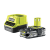Ryobi RC18120-125 1 x 18 V 2,5 Ah Lithium+ akkumulátor és töltő Ryobi RC18120-125 1 x 18 V 2,5 Ah Lithium+ akkumulátor és töltő