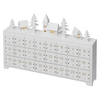 Emos ZY2208 LED adventi naptár, fa, 23x37 cm
