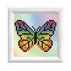 Diamond Dotz kezdő készlet gyémántfestő kép kerettel, pillangó (DD1.031F) Diamond Dotz kezdő készlet gyémántfestő kép kerettel, pillangó (DD1.031F)