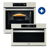 Whirlpool AKZ9 6230S Beépíthető sütő, szatén-ezüst + Whirlpool AMW 730/SD Beépíthető mikrohullámú sütő, szatén-ezüst Whirlpool AKZ9 6230S Beépíthető sütő, szatén-ezüst + Whirlpool AMW 730/SD Beépíthető mikrohullámú sütő, szatén-ezüst