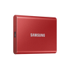 Samsung T7 MU-PC2T0R Hordozható SSD, USB 3.2, 2TB, Piros Samsung T7 MU-PC2T0R Hordozható SSD, USB 3.2, 2TB, Piros