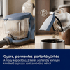 Clean500 porzs.nélk.porszívó,kagylófehér