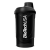 BioTechUSA Wave Shaker keverőpalack, 600 ml, fekete-füst BioTechUSA Wave Shaker keverőpalack, 600 ml, fekete-füst