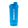 BioTechUSA Wave+ Compact 500 ml (+150 ml) keverőpalack, kék BioTechUSA Wave+ Compact 500 ml (+150 ml) keverőpalack, kék