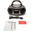 Aiwa BBTC-660DAB/MG Hordozható Boombox,