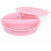 Twistshake osztott tányér 6+m pink