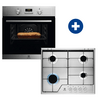 Electrolux EOF3H00BX Beépíthető sütő + Electrolux KGS6424SX Beépíthető gáz főzőlap Electrolux EOF3H00BX Beépíthető sütő + Electrolux KGS6424SX Beépíthető gáz főzőlap