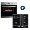 Electrolux EOF3H00BX Beépíthető sütő + Electrolux KGG64262K Beépíthető gáz főzőlap Electrolux EOF3H00BX Beépíthető sütő + Electrolux KGG64262K Beépíthető gáz főzőlap