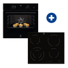 Electrolux EOD5C71Z Beépíthető sütő + Electrolux EHF6241FOK Beépíthető kerámia főzőlap Electrolux EOD5C71Z Beépíthető sütő + Electrolux EHF6241FOK Beépíthető kerámia főzőlap
