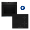 Bosch HBA272BB0 Beépíthető sütő + Bosch PUE611FB1E Beépíthető indukciós főzőlap Bosch HBA272BB0 Beépíthető sütő + Bosch PUE611FB1E Beépíthető indukciós főzőlap