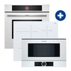 Bosch HBG7741W1 Beépíthető sütő + Bosch PUF612FC5E Indukciós főzőlap + Bosch BFL634GW1 Beépíthető mikro Bosch HBG7741W1 Beépíthető sütő + Bosch PUF612FC5E Indukciós főzőlap + Bosch BFL634GW1 Beépíthető mikro