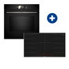 Bosch HMG778NB1 Beépíthető sütő mikrohullám funkcióval + Bosch PXV975DV1E Indukciós főzőlap Bosch HMG778NB1 Beépíthető sütő mikrohullám funkcióval + Bosch PXV975DV1E Indukciós főzőlap