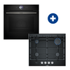 Bosch HSG7364B1 Beépíthető gőzsütő + Bosch PRP6A6B70D Beépíthető gáz főzőlap Bosch HSG7364B1 Beépíthető gőzsütő + Bosch PRP6A6B70D Beépíthető gáz főzőlap
