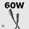 SBS Flexi USB-C 60W forgatható kábel