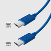 SBS USB-C - USB-C kabel, 1,5 m, plavi (TECABLETISSUETCCB) SBS USB-C - USB-C kabel, 1,5 m, plavi (TECABLETISSUETCCB)