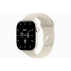 Apple Watch Series 12 GPS+Cellular, 46 mm gyöngyházfehér kerámiatok, homokszín sportszíj, S/M (MJH14MP/A)